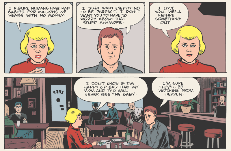 Illustration for article titled Daniel Clowes’ Patience transcends space and time to explore obsession and love